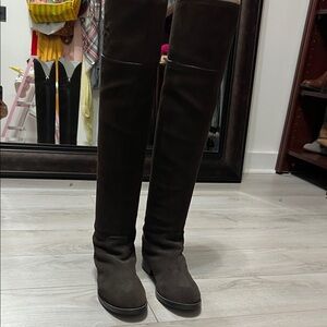 Tory Burch Black Over-the-Knee Boots